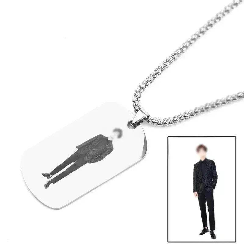 Personalized Nameplate Custom Name Photo Necklace Custom Jewelry Stainless Steel Necklace - EX-STOCK Canada