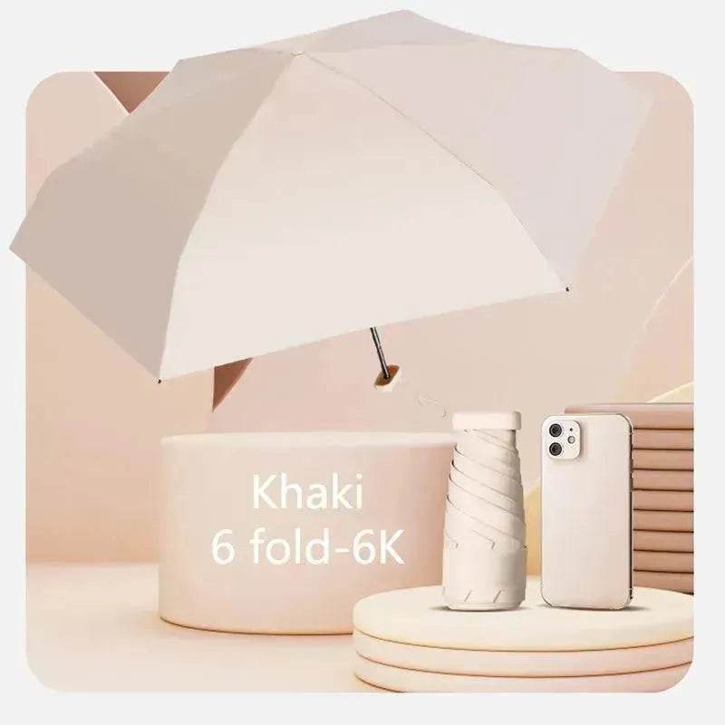 Pocket Umbrella Mini Sun Umbrella Sunny And Rainy Sun Umbrella - EX-STOCK Canada