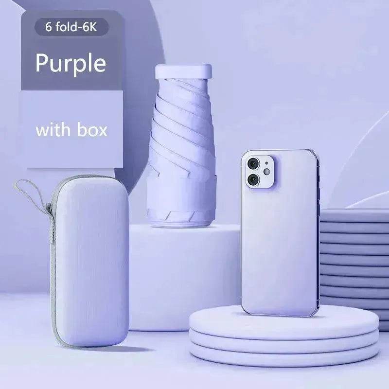 Pocket Umbrella Mini Sun Umbrella Sunny And Rainy Sun Umbrella - EX-STOCK Canada