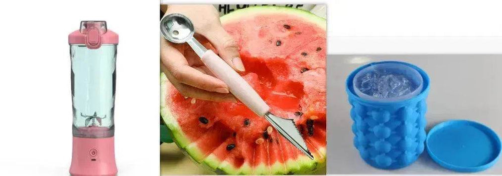 Portable Blender Juicer Personal Size Blender For Shakes And Smoothies With 6 Blade Mini Blender Kitchen Gadgets - EX-STOCK Canada