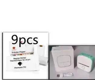 Portable Mini Thermal Label Printer Home Photo Printer Student Wrong Question Printer Bluetooth Mini Label Printer Price Tag - EX-STOCK Canada