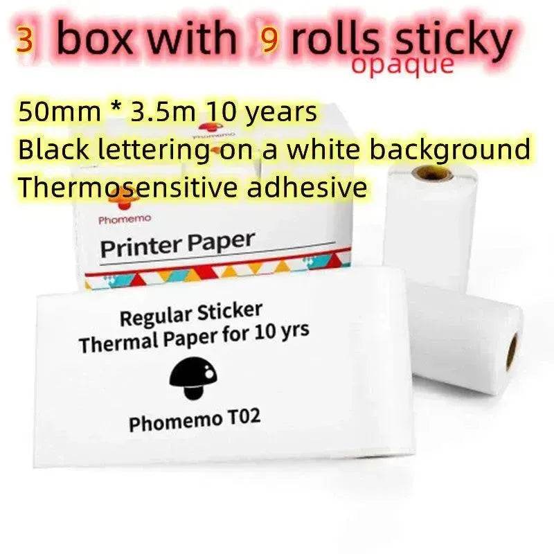 Portable Mini Thermal Label Printer Home Photo Printer Student Wrong Question Printer Bluetooth Mini Label Printer Price Tag - EX-STOCK Canada