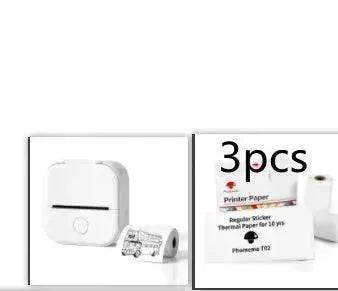 Portable Mini Thermal Label Printer Home Photo Printer Student Wrong Question Printer Bluetooth Mini Label Printer Price Tag - EX-STOCK Canada