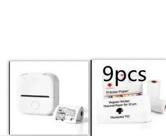 Portable Mini Thermal Label Printer Home Photo Printer Student Wrong Question Printer Bluetooth Mini Label Printer Price Tag - EX-STOCK Canada