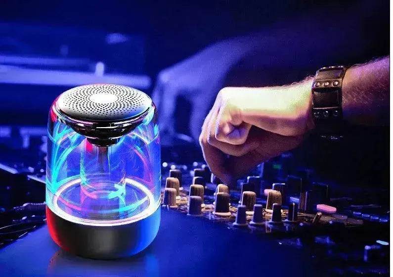Portable Speakers Bluetooth Column Wireless Bluetooth Speaker Powerful Bass Radio with Variable Color LED Light - EX-STOCK Canada