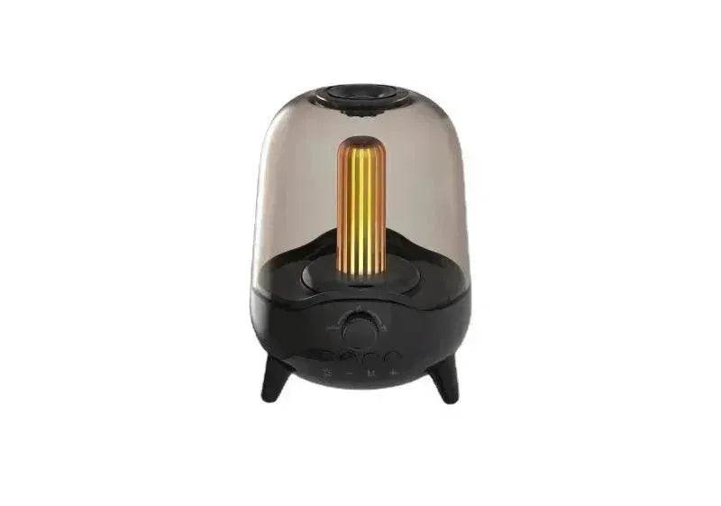 Portable Wireless Bluetooth 5.0 Speaker Flickering Ambient Light Speakers Table Lamp Stereo Sound Indoor Outdoor Night Lights - EX-STOCK Canada