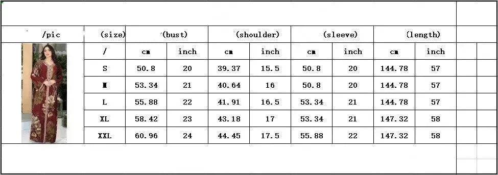 Printed Embroidered Elegant Arab Dubai Turkey Middle Eastern Sophisticated Women Abaya Dress Robe - EX-STOCK Canada