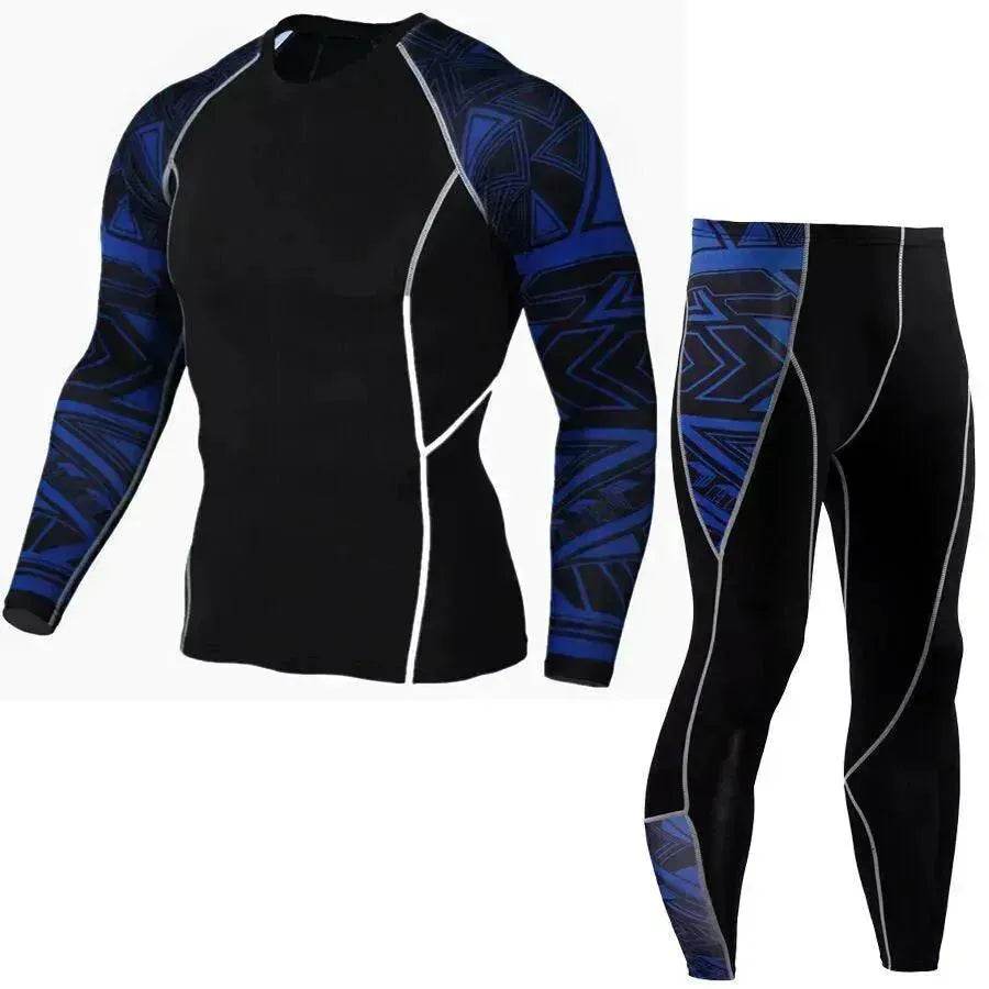 Printed long sleeve gym suit - EX-STOCK Canada