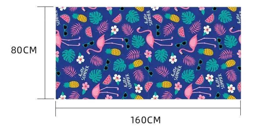 Printed Swim Microfiber Beach Towel - EX-STOCK Canada