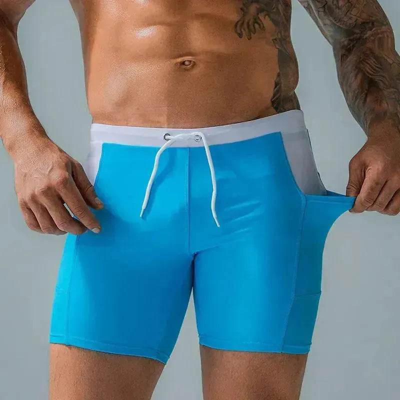 Professional Swimming Trunks With Side Pockets - EX-STOCK Canada