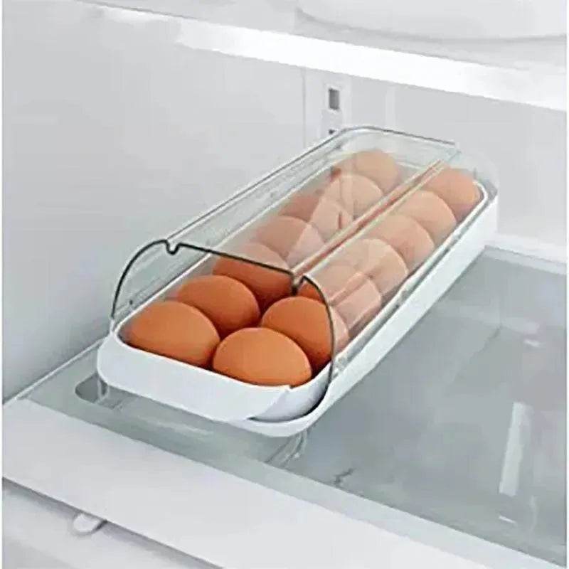 Refrigerator Egg Storage Rack Rolling Egg Dispenser - EX-STOCK Canada