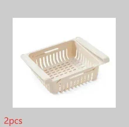 Refrigerator Telescopic Storage Basket - Modern and Stylish Organization - EX-STOCK Canada