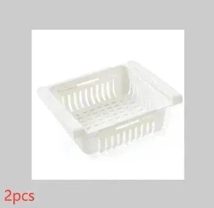Refrigerator Telescopic Storage Basket - Modern and Stylish Organization - EX-STOCK Canada