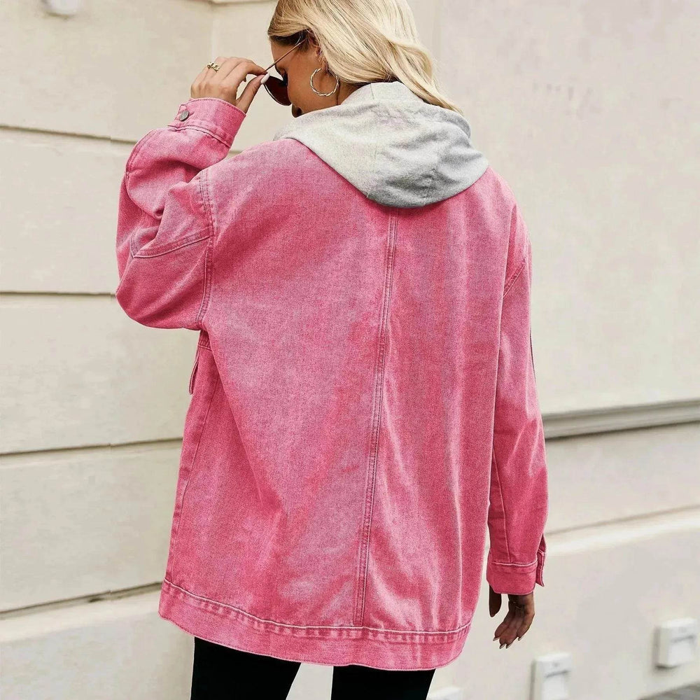 Retro Loose Denim Jacket Top For Women - EX-STOCK Canada