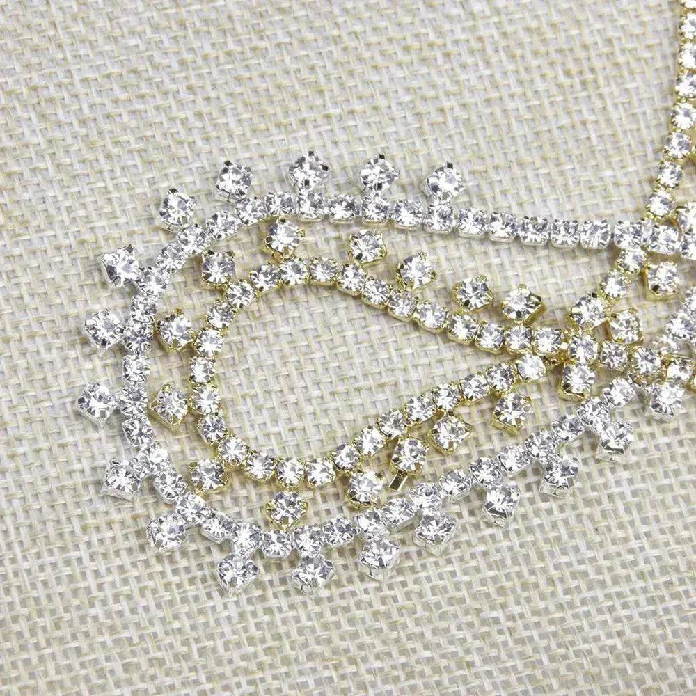 Rhinestone Claw Simple Fashion Item Choker Temperament Clavicle Chain Necklace for Women Bridal Wedding Necklace - EX-STOCK Canada