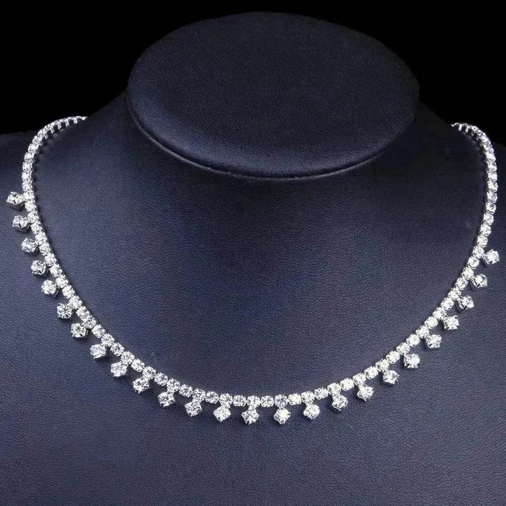 Rhinestone Claw Simple Fashion Item Choker Temperament Clavicle Chain Necklace for Women Bridal Wedding Necklace - EX-STOCK Canada