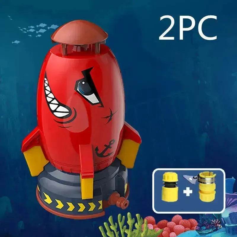 Rocket Launcher Toys Outdoor Rocket Water Pressure Lift Sprinkler Toy Fun Interaction In Garden Lawn Water Spray Toys For Kids Summer Gadgets - EX-STOCK Canada