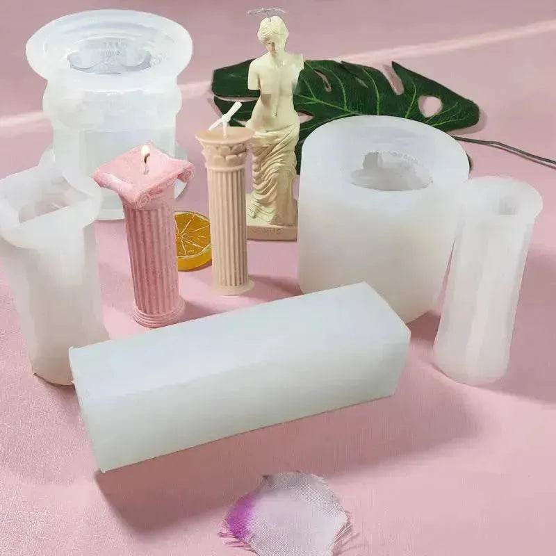 Roman Column Scented Candle Mold - EX-STOCK Canada