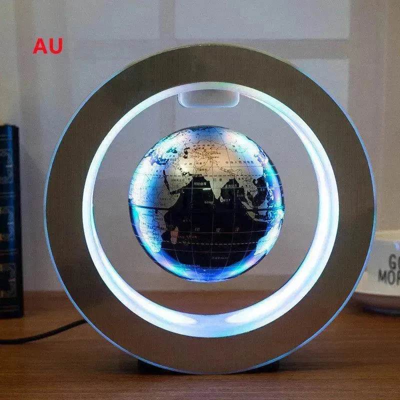 Round LED light World Map Floating Globe Magnetic Levitation Light Anti Gravity Magic Home Decor Decorative Night LED Light - EX-STOCK Canada