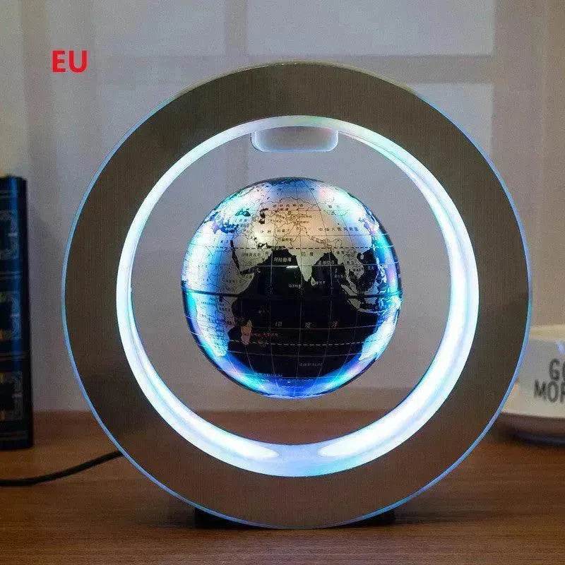 Round LED light World Map Floating Globe Magnetic Levitation Light Anti Gravity Magic Home Decor Decorative Night LED Light - EX-STOCK Canada