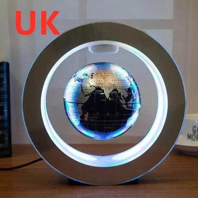 Round LED light World Map Floating Globe Magnetic Levitation Light Anti Gravity Magic Home Decor Decorative Night LED Light - EX-STOCK Canada