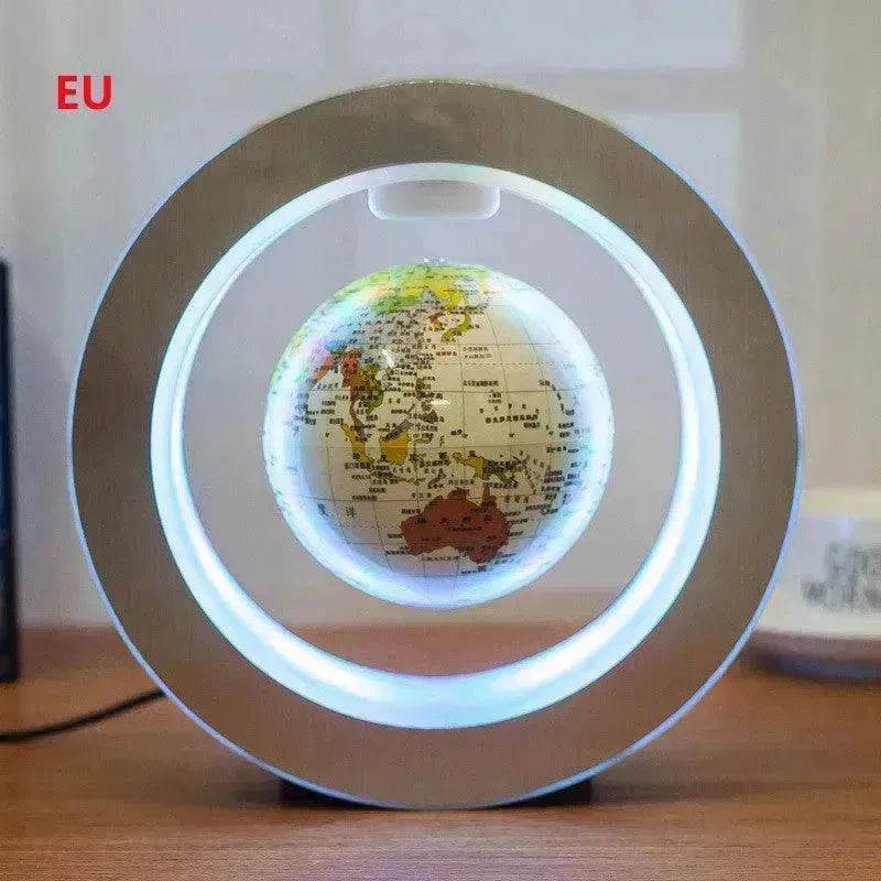 Round LED light World Map Floating Globe Magnetic Levitation Light Anti Gravity Magic Home Decor Decorative Night LED Light - EX-STOCK Canada