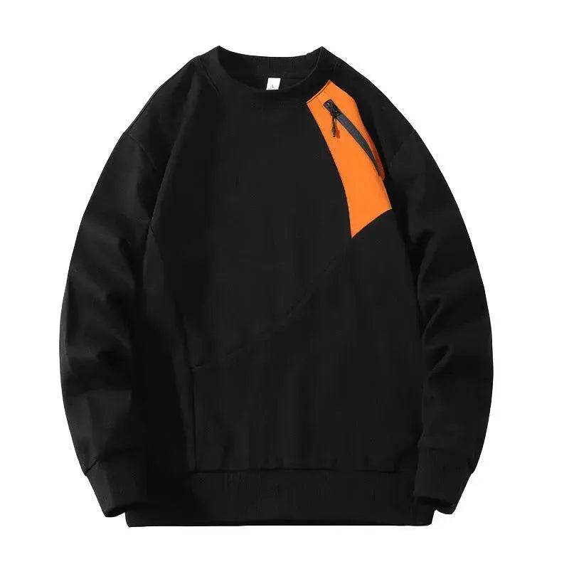 Round Neck Sweater Men's Spring Leisure Bottoming Shirt - EX-STOCK Canada