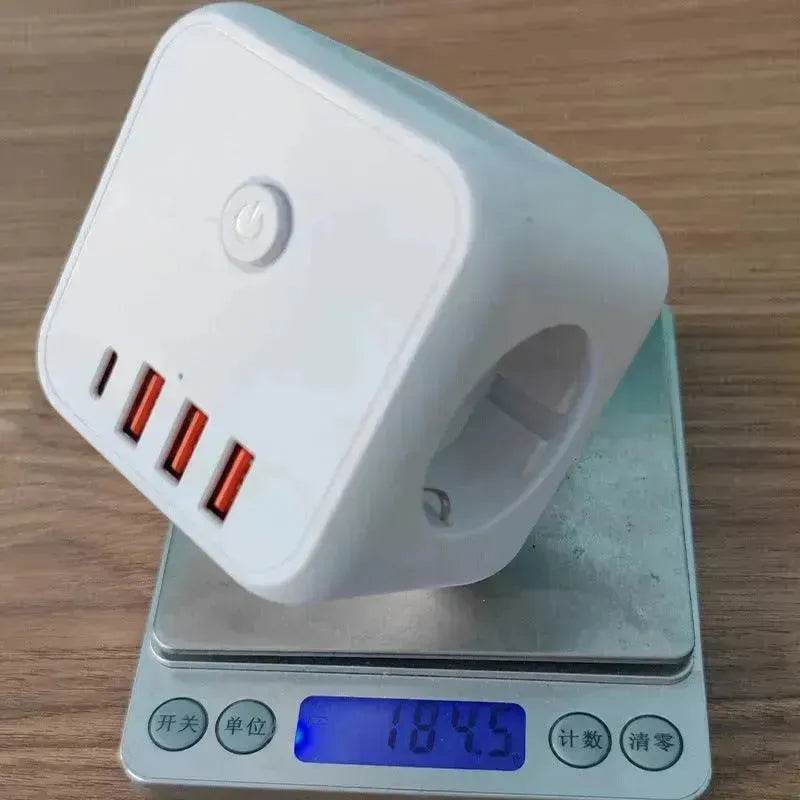 Rubik's Cube Converter European Standard Extension Cable Power Strip Multi-function Power Surge protector Plug Socket - EX-STOCK Canada