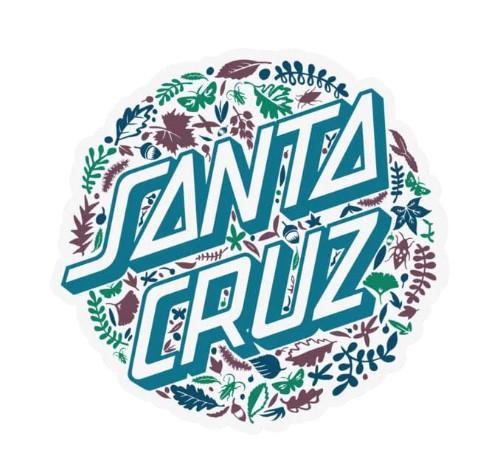 Santa Cruz Foliage - 3" Sticker - EX-STOCK Canada