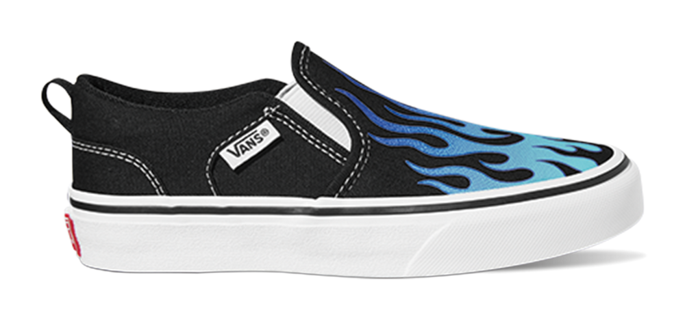 Vans Asher - Chaussures Enfants Sans Lacets - EX-STOCK Canada