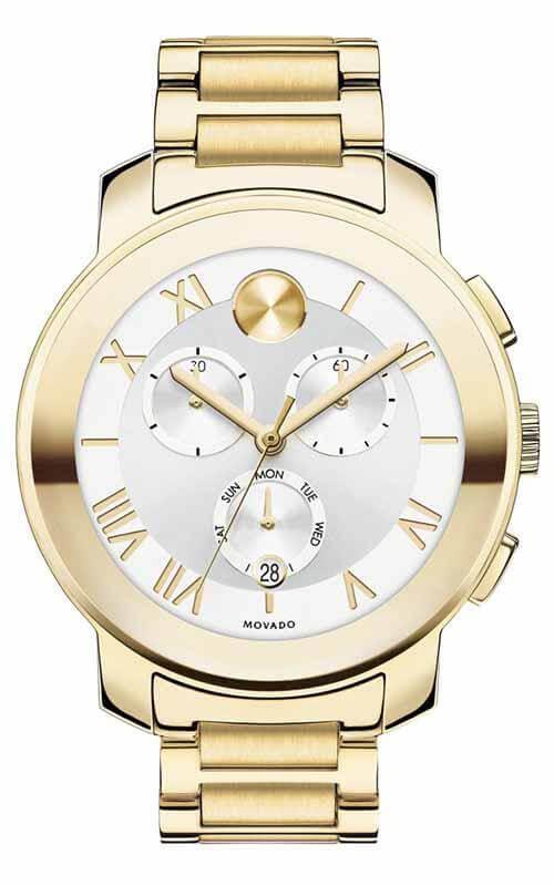 Movado Bold Date Chronograph Mens Watch (3600206) - EX-STOCK Canada