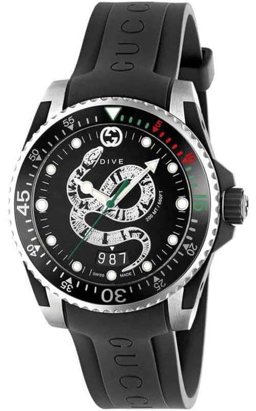 Reloj de hombre Gucci 45 mm Dive YA136217 - EX-STOCK Canada