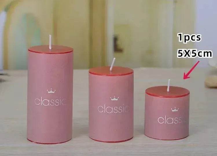 Scented Candle Classic Column Birthday Romantic - EX-STOCK Canada
