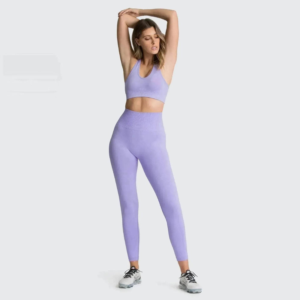 Seamless Gym Set Nylon Woman Sportswear - EX-STOCK Canada
