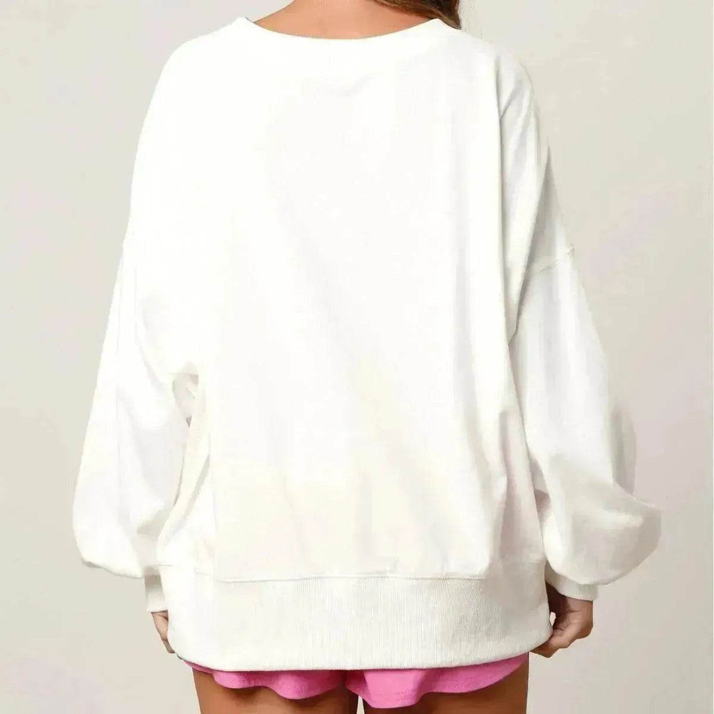 Sequined Boots Color Matching Top Long-sleeved Sweater For Women - EX-STOCK Canada