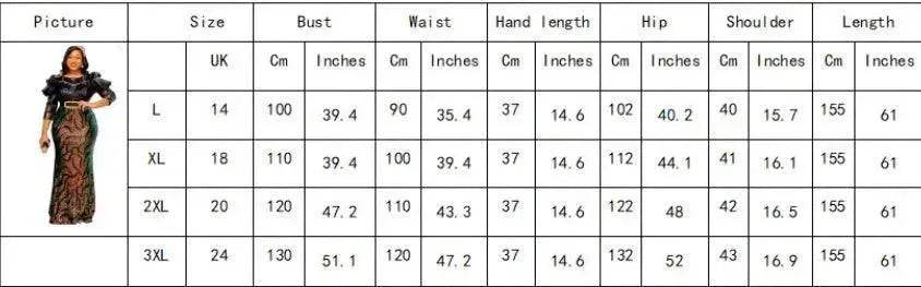 Sequined Embroidered Maxi Dress Slim-fit Fishtail Skirt Evening Gown - EX-STOCK Canada