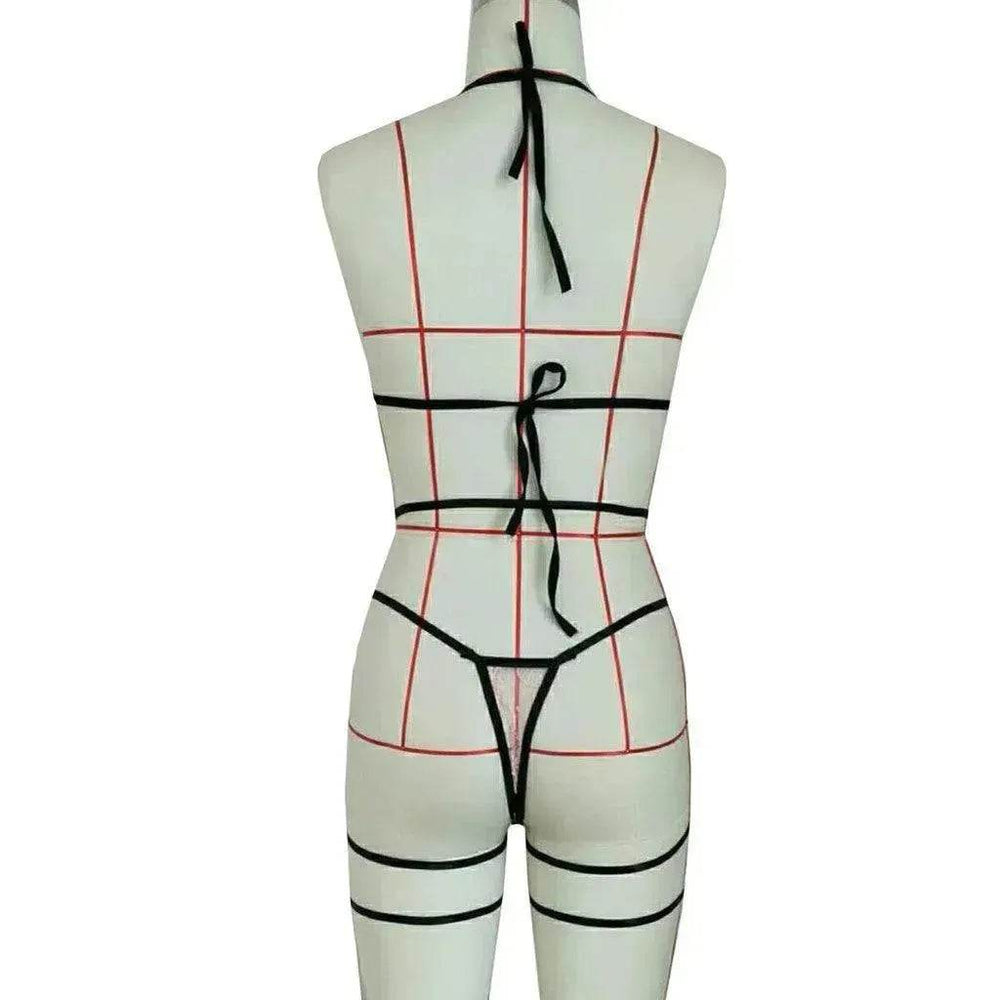 Charming Lingerie Lace Hollow Charming Lingerie Leg Straps Set - EX-STOCK Canada