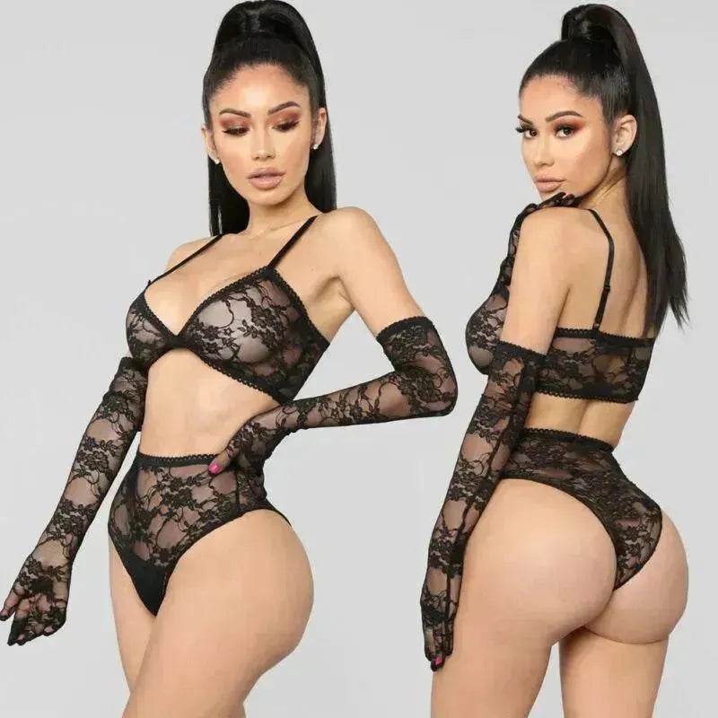 Charming lingerie lace nightdress - EX-STOCK Canada