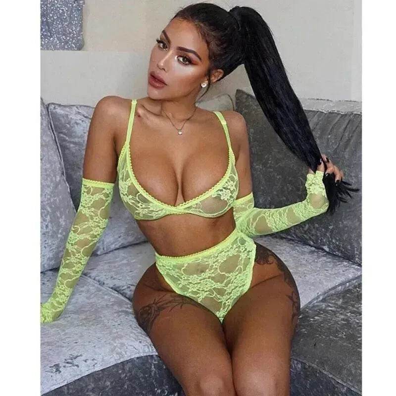 Charming lingerie lace nightdress - EX-STOCK Canada