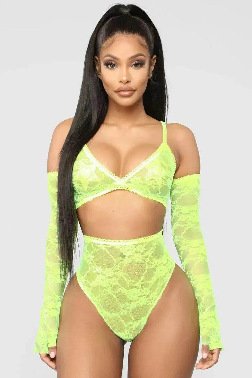 Charming lingerie lace nightdress - EX-STOCK Canada