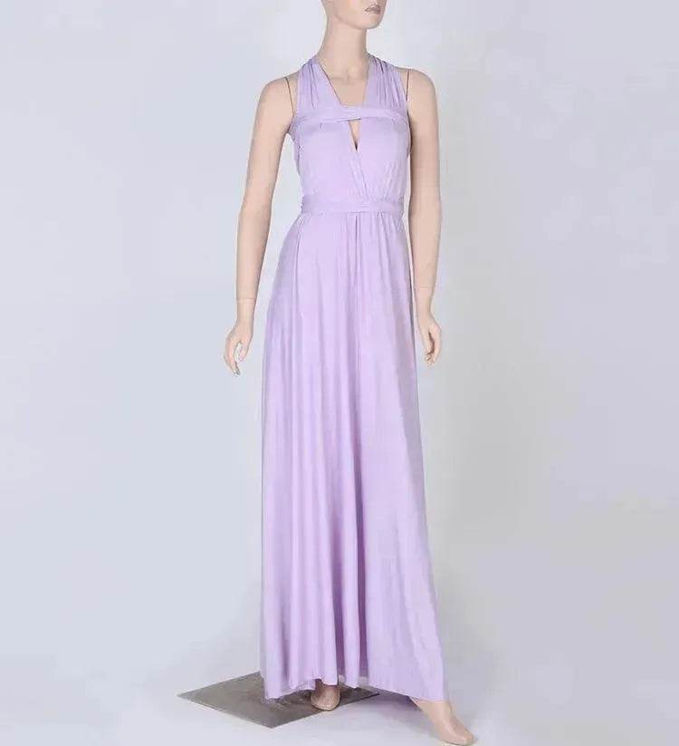 Charming Stunning Multi-rope Bandage 14 Color Dress Long Dress Gown - EX-STOCK Canada