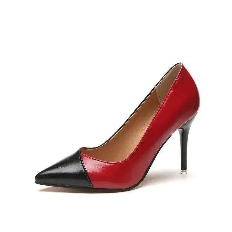 Shallow Mouth Pointed High Heels Charming Temperament Stiletto Single Shoes - EX-STOCK Canada