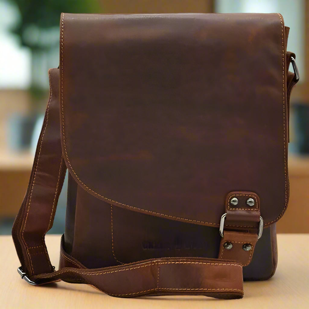 Bolso mensajero de cuero GreenwoodEX-STOCK Canada