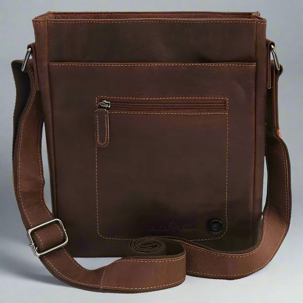 Bolso mensajero de cuero GreenwoodEX-STOCK Canada