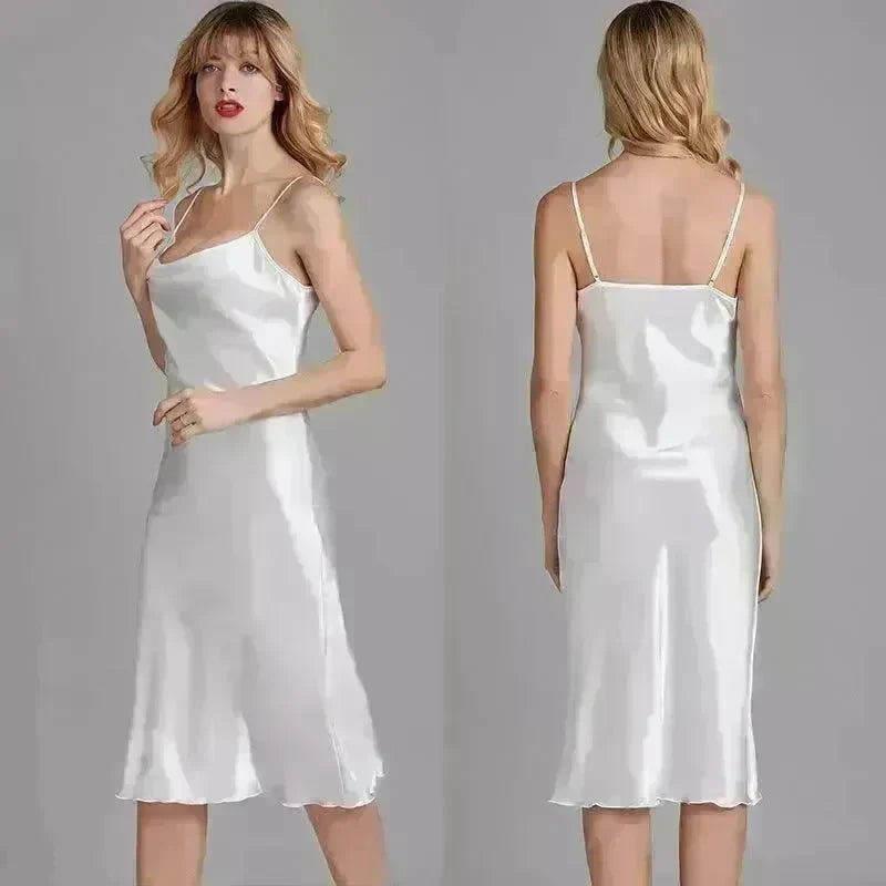 Silk Ice Silk Pajamas Ladies Thin Homewear - EX-STOCK CANADA