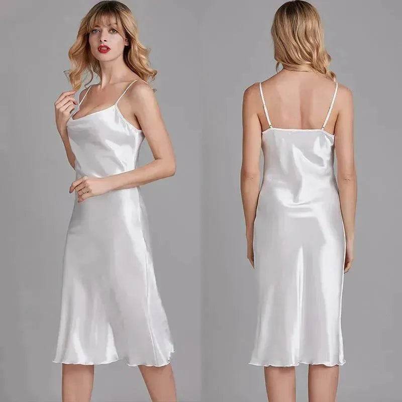 Silk Ice Silk Pajamas Ladies Thin Homewear - EX-STOCK Canada