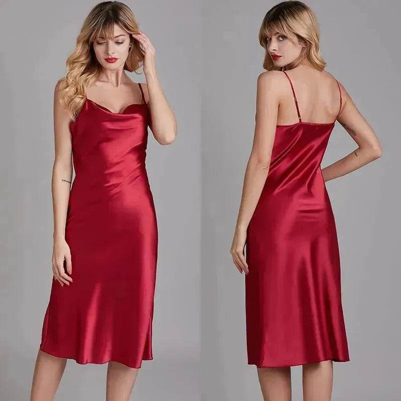 Silk Ice Silk Pajamas Ladies Thin Homewear - EX-STOCK Canada