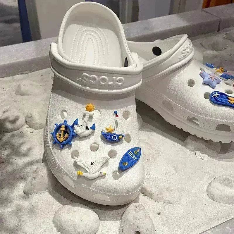 Simple Cartoon Ocean Clogs Accessories - EX-STOCK Canada