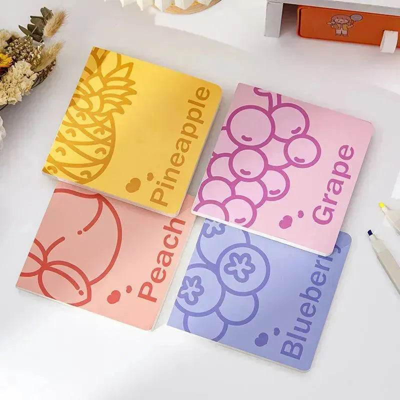 Simple Fruit Square Book Notebook Female Students Notepad - EX-STOCK Canada
