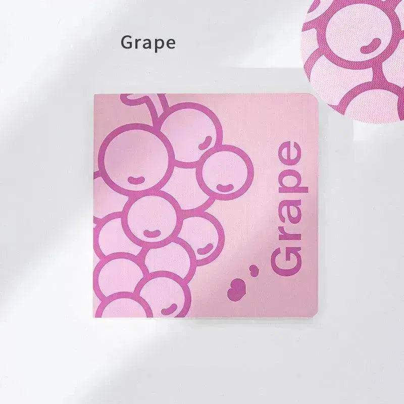 Simple Fruit Square Book Notebook Female Students Notepad - EX-STOCK Canada